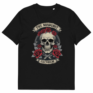 skull t shirt – bold gothic rock style teeunisex organic cotton t shirt