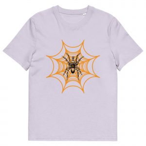 spider web t shirt – gothic creepy cool graphic teeunisex organic cotton t shirt