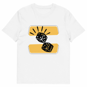 classic dice t shirt ???? | gaming & rpg styleunisex organic cotton t shirt